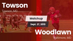 Matchup: Towson vs. Woodlawn  2019
