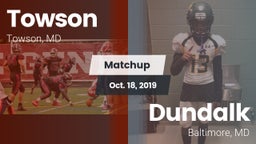 Matchup: Towson vs. Dundalk  2019