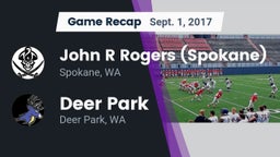 Recap: John R Rogers  (Spokane) vs. Deer Park  2017