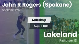 Matchup: John R Rogers High S vs. Lakeland  2018