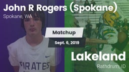 Matchup: John R Rogers High S vs. Lakeland  2019