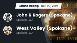 Recap: John R Rogers  (Spokane) vs. West Valley  (Spokane) 2021
