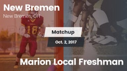 Matchup: New Bremen vs. Marion Local Freshman 2017