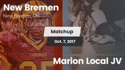 Matchup: New Bremen vs. Marion Local JV 2017