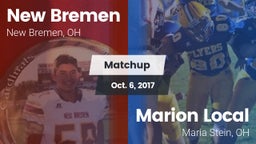 Matchup: New Bremen vs. Marion Local  2017