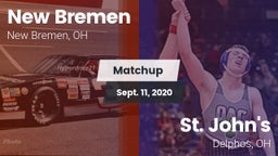 Matchup: New Bremen vs. St. John's  2020