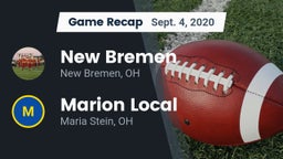 Recap: New Bremen  vs. Marion Local  2020