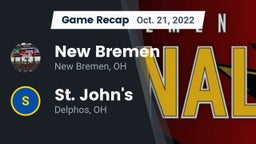 Recap: New Bremen  vs. St. John's  2022