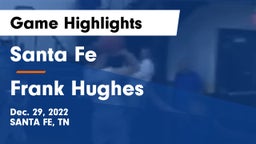 Santa Fe  vs Frank Hughes  Game Highlights - Dec. 29, 2022
