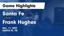 Santa Fe  vs Frank Hughes  Game Highlights - Dec. 11, 2023