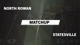 Matchup: North Rowan vs. Statesville High 2016