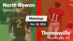 Matchup: North Rowan vs. Thomasville  2016