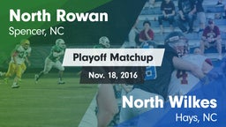 Matchup: North Rowan vs. North Wilkes  2016