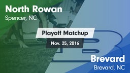 Matchup: North Rowan vs. Brevard  2016