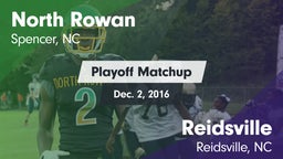 Matchup: North Rowan vs. Reidsville  2016