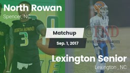 Matchup: North Rowan vs. Lexington Senior  2017
