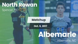 Matchup: North Rowan vs. Albemarle  2017