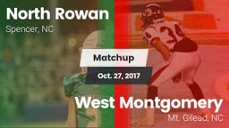 Matchup: North Rowan vs. West Montgomery  2017