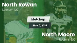 Matchup: North Rowan vs. North Moore  2018