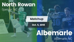 Matchup: North Rowan vs. Albemarle  2018