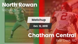 Matchup: North Rowan vs. Chatham Central  2018