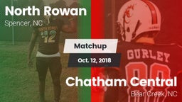 Matchup: North Rowan vs. Chatham Central  2018