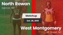 Matchup: North Rowan vs. West Montgomery  2018