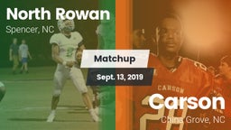 Matchup: North Rowan vs. Carson  2019