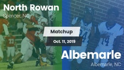 Matchup: North Rowan vs. Albemarle  2019