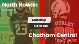 Matchup: North Rowan vs. Chatham Central  2019