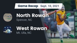 Recap: North Rowan  vs. West Rowan  2021