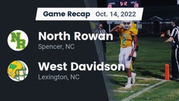 Recap: North Rowan  vs. West Davidson  2022