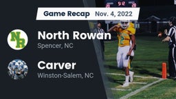 Recap: North Rowan  vs. Carver  2022