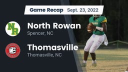 Recap: North Rowan  vs. Thomasville  2022