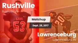Matchup: Rushville vs. Lawrenceburg  2017