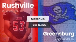 Matchup: Rushville vs. Greensburg  2017
