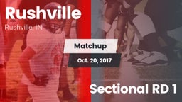 Matchup: Rushville vs. Sectional RD 1 2017