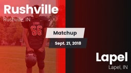 Matchup: Rushville vs. Lapel  2018