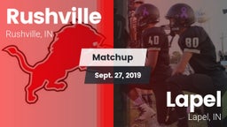 Matchup: Rushville vs. Lapel  2019