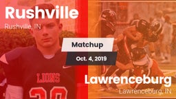 Matchup: Rushville vs. Lawrenceburg  2019