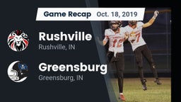 Recap: Rushville  vs. Greensburg  2019