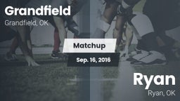 Matchup: Grandfield vs. Ryan  2016