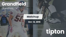 Matchup: Grandfield vs. tipton 2016