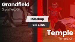 Matchup: Grandfield vs. Temple  2017