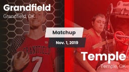Matchup: Grandfield vs. Temple  2019
