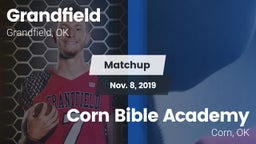 Matchup: Grandfield vs. Corn Bible Academy  2019