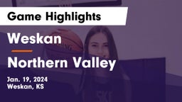 Weskan  vs Northern Valley   Game Highlights - Jan. 19, 2024