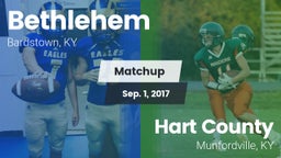Matchup: Bethlehem vs. Hart County  2017
