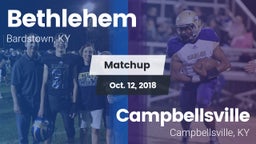 Matchup: Bethlehem vs. Campbellsville  2018