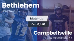 Matchup: Bethlehem vs. Campbellsville  2019